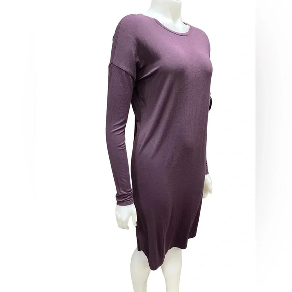 Babaton Jaco Long Sleeve  Burgundy Midi Dress Size Small - Picture 4 of 8